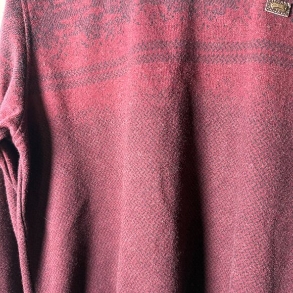 Galvani Sweater Elbow Patches, Burgandy with Black Detail, Size M - Picture 8 of 9